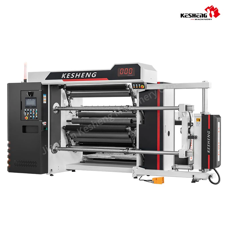 Háhraða lárétt slitvél fyrir plastflim